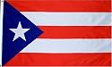 Puerto Rico National Country Flag - 3 foot by 5 foot Polyester (New)