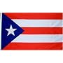 Puerto Rico National Country Flag - 3 foot by 5 foot Polyester (New)