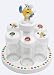 Lipper M & M White Pantryware Spice Rack (Unfilled)