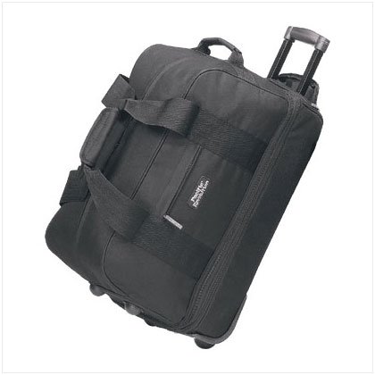 BLACK PACIFIC REVOLUTION TROLLEY LUGGAGE BAG WHEELS