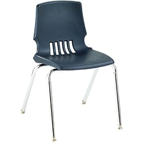 HON H101811Y Proficiency Student Shell Chair, 18in Seat Height, Lava Shell, Four carton by Hon