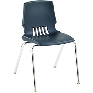 HON H101811Y Proficiency Student Shell Chair, 18in Seat Height, Lava Shell, Four carton