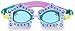 Disney Store Ariel The Little Mermaid Flip Flop Sandals and Swim Goggles Set