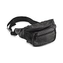 Maxam Italian Stone Design Genuine Lambskin Leather Belt Bag