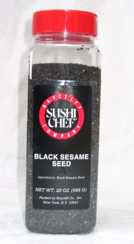 Sushi Chef Black Sesame Seeds ~ 20 oz by Sushi Chef