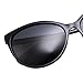 grinderPUNCH Women's Polarized Cateye Sunglasses Lentes Black