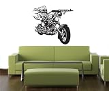 BIKE CHOPPER HARLEY Wall Decor Vinyl Decal Sticker B03