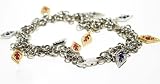 CHARM BRACELET WITH RUBY AND SAPPHIRE CHARMS (2.50 T.W)