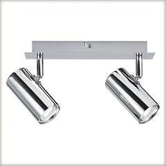 Paulmann Spotlights Zylo ESL Energiesparleuchte, 2 x 8W, GU10 Chrom 230V Metall