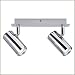 Paulmann Spotlights Zylo ESL Energiesparleuchte, 2 x 8W, GU10 Chrom 230V Metall
