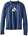 Kanu Surf Boy's Platinum Long-Sleeve Rashguard, Navy, Medium (10)