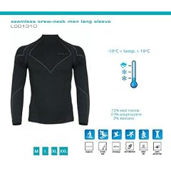 BRUBECK Thermo Merino Wolle 2010/11 Funktionsw�sche lang, diverse Modelle: Herren Shirt oder Hose, Damen Shirt oder Hose (Alpin Langlauf Radsport Fitness Yoga Pilates TaiChi Meditation Kampfsport Funktionsshirt Funktionshose)