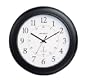 Atomix 547 - 11.5" Black Acrylic Ridge Frame Atomic Clock