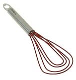 Cuisipro Silicone Flat Whisk 8 Red