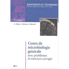 Cours de microbiologie g�n�rale avec probl�mes et exercices corrig�s