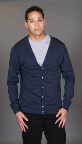 American Apparel Unisex Baby Rib Cardigan