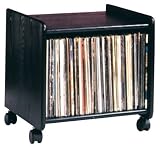 Wood Tech CM-1 Solid Wood Stackable Storage Unit for up to 100 Record Albums in Oak