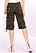 Chouyatou Women's Casual Multi-Pocket Camouflage Print Bermuda Cargo Shorts