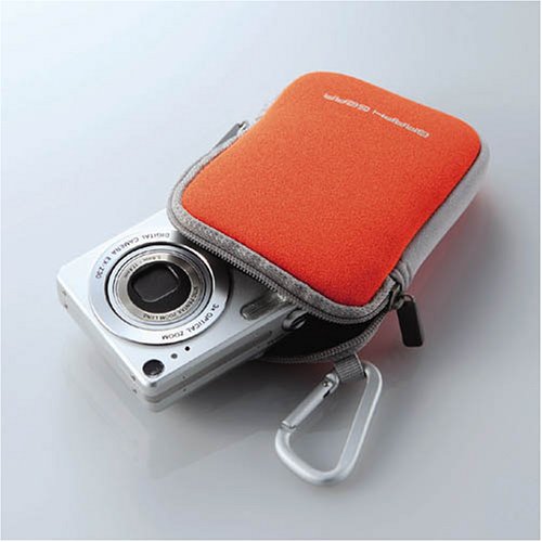 Cover image : ELECOM 伸縮素材採用デジタルカメラケース(参考収納寸法60*25*90)オレンジ DGB-026DR
