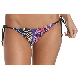 Buy Jessica Simpson Ladies Floral Mix And Match String Bottom Bikini Bottom by Jessica Simpson