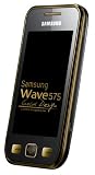 Samsung - Wave 575 - Téléphone portable - HSDPA/Quad bande - Bluetooth - Noir/Dore