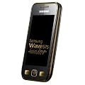 Samsung - Wave 575 - T�l�phone portable - HSDPA/Quad bande - Bluetooth - Noir/Dore