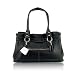 Women's Penelope Black Leather Satchel: Black Satchel