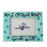 Our Name is Mud Personalized Cute or What Frame - Blue