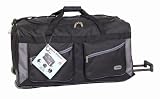 5 Cities - Sac de voyage � roulettes - Valise tr�s l�g�re 2.6kg - 69cm - Noir