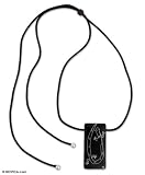 Cedar long necklace, 'Serpent Gecko' 0.1 W 27.2 L