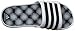 adidas Men's Adissage 2.0 Slides Sandal, White/Black/White, 12
