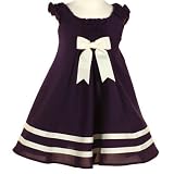 Toddler Girls Clothes Nautical NAVY Dress BONNIE JEAN Spring Girl 2T-4T