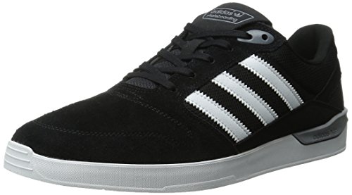 adidas Originals Men's ZX Vulc Lace Up Shoe, Black/White/Power Red, M US