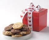 Heart Accented 32 Count Gourmet Cookie Gift by Cornerstone Cookie Gifts