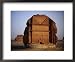 Qasr Farid Tomb, Carved from Single Large Outcrop of Rock, Madain Salah, Al Madinah, Saudi Arabia Lonely Planet Collection Framed Art Poster Print by Tony Wheeler, 22x18