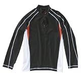 Lasse Kjus Funktionsshirt Männer, schwarz/weiß/orange
