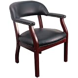 Flash Furniture Black Vinyl Luxurious Conference Chair