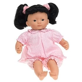 Corolle Choquette Kim - 14 Baby with Brown Eyes and Black Hair by Corolle