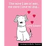 The More I See of Men the More I Love My Dog.... (Summersdale humour)