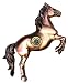 Company's Coming PCZ-059 Horse Rearing Bronze Plated Peephole