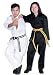 Karate Uniform Medium Weight White Poly/Cotton