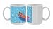 Woman in swimming pool Photo Mugs