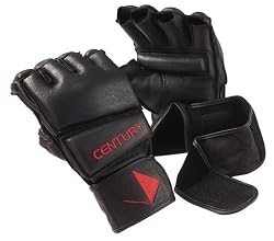 Century Leather Wrap Bag Gloves (Black)