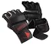 Sporting Goods : Century Leather Wrap Bag Gloves Black (Black)