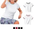 Silver for Her by Hanes - Ladies Ringer T (SL18)