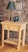 Cedar Log Night Stand