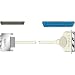 Scsi-iii Cable With Thumb Screws (68½dm(screw)/50cm), 1.8m