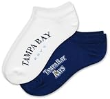 Tampa Bay Rays Women's No-Show Socks (2 Pack)