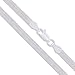 Sterling Silver Flexible Herringbone Necklace 3.5mm Solid 925 Italian Chain