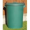 110 Litre Green Bin/Refuse Bin With Lockable Lid (made in the uk)